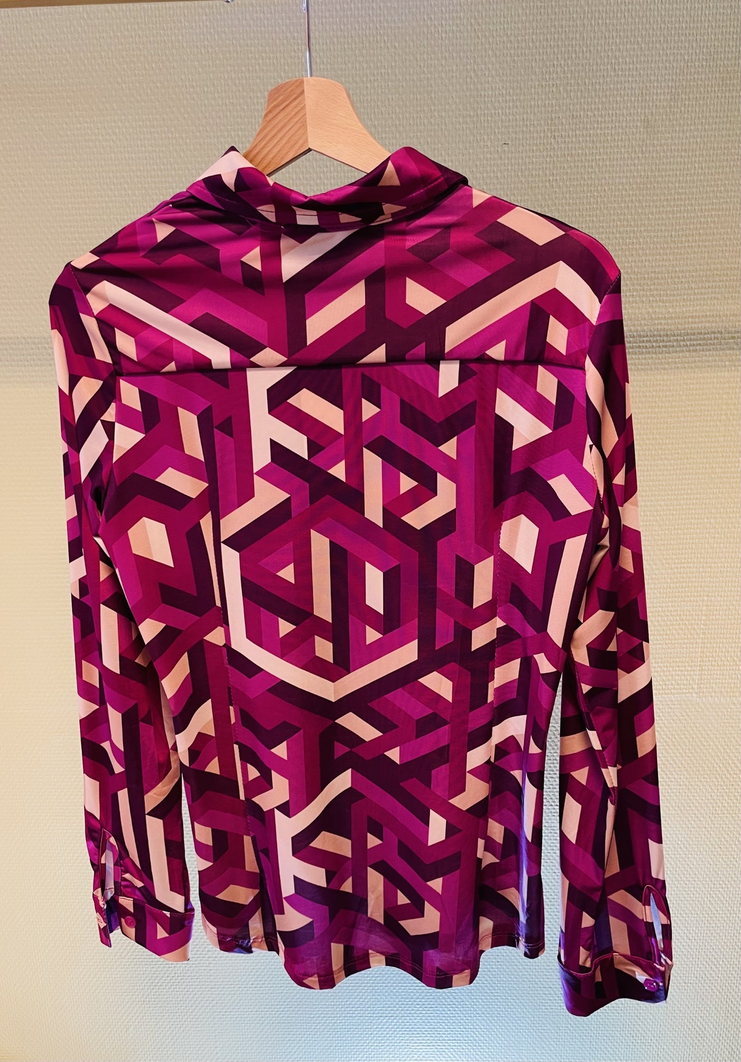 Blouse - roze geprint