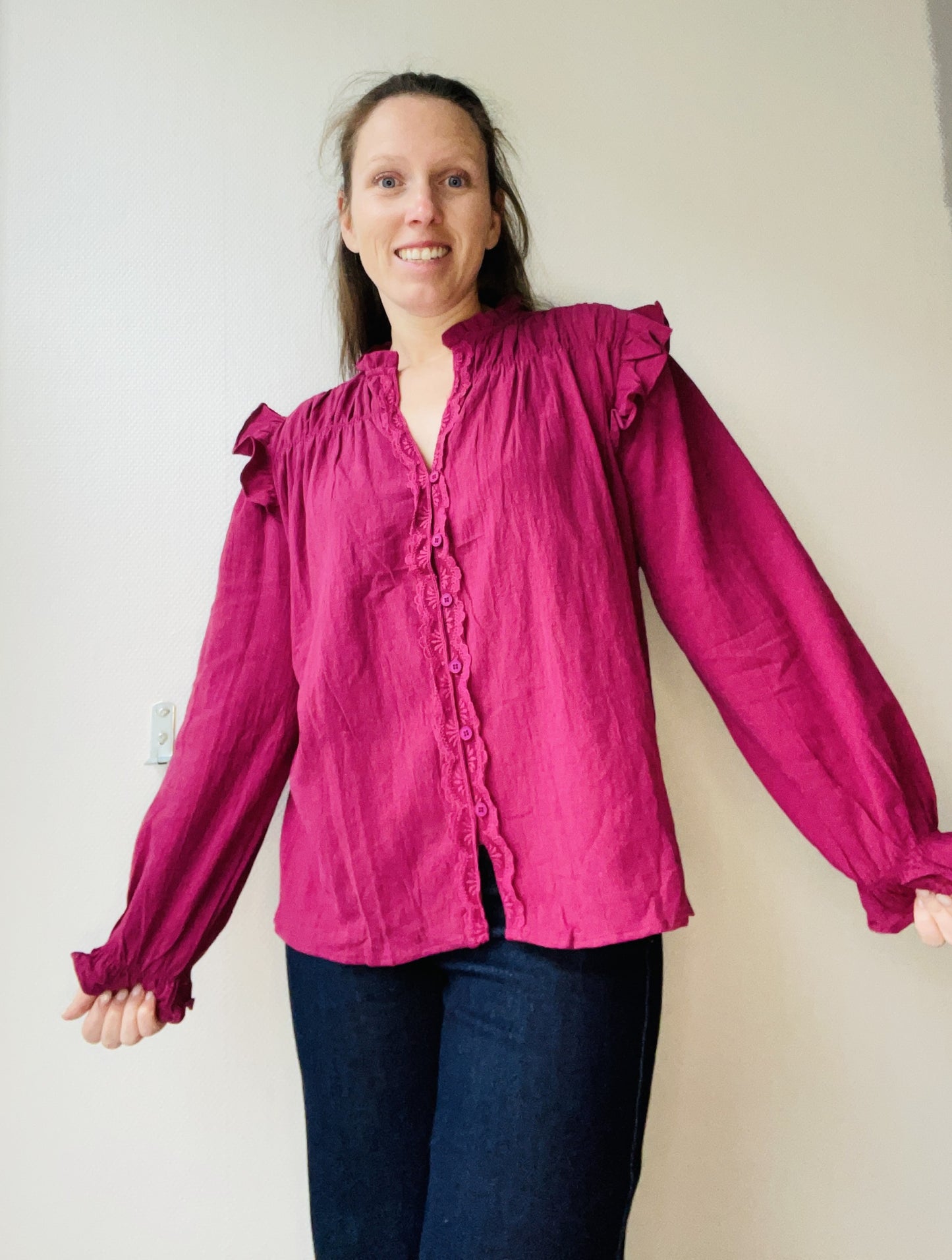 Blouse - framboise