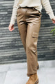 Leder broek - bruin