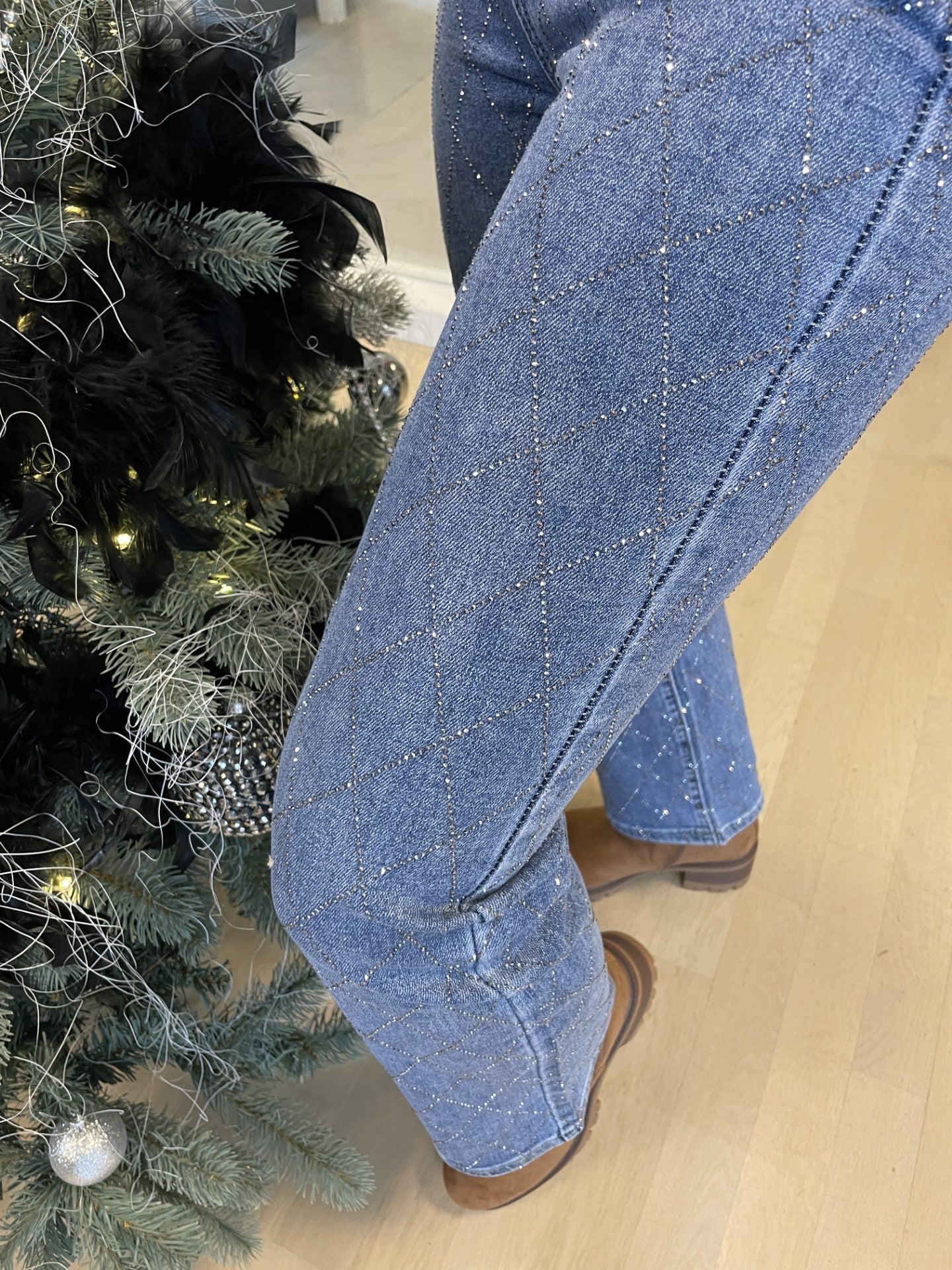 Sparkly jeans - blauw